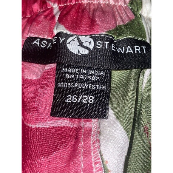 Womens Wide Leg Pants 26/28 Floral Flowy Boho Festival Indie Artsy Hippie Resort - Picture 4 of 10